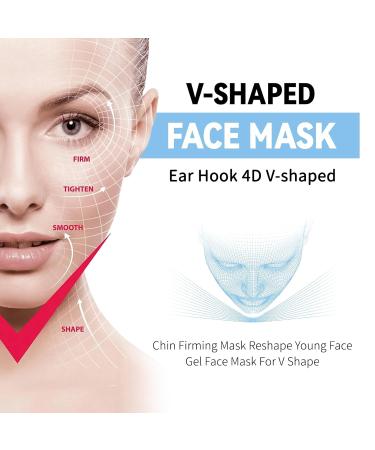V Line Lifting Mask - 5 Pcs Hydrogel Collagen Face & Neck Tightening Tape for Jawline Contour & Firming - V-Shaped Face Mask with Aloe Vera - Buy Online on GoSupps.com