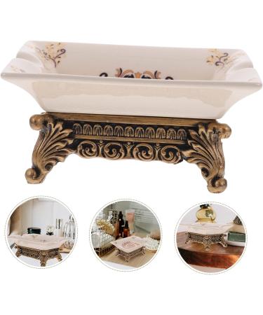 Ciieeo 3pcs Vintage Ceramic Soap Dish Retro Decor Comestic Holder Ceramic Bar Soap Dish Toilet Soap Holder Soap Keeper Soap Holder Dish Vanities Soap Plate Storage Rack Ceramics Portable - Buy Online on GoSupps.com