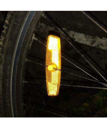 MFC PRO Bicycle Wheel Reflector Amber - Set of 2 Reflectors - Buy Online on GoSupps.com