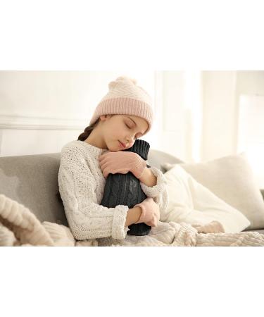 Grey Hot Water Bottle Cover 1.8L/2L - Soft & Cozy - Buy Online on GoSupps.com