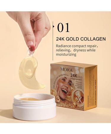 Premium Eye Patches for Dark Circles & Puffiness - Moisturizing Under Eye Masks & Gel Pads | Reduce Wrinkles & Refresh Eyes (Pink - Buy Online on GoSupps.com