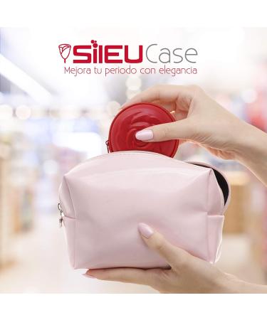 Buy Soneu Case Bag for Menstrual Cups - Elegant & Discreet Travel Storage | Large 10cm Blue - Perfect for Tampons & Menstrual Cups - Buy Online on GoSupps.com