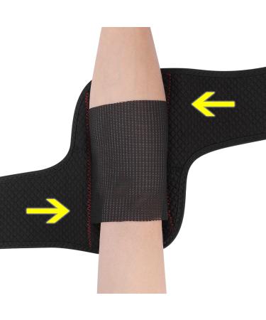 Elbow Brace Support Adjustable Neoprene Arm Wrap Sports Elbow Protector Antislip Arm Guard Compression Sleeve Crashproof Elbow Pad Breathable Tennis Golf Elbow Guard Protector for Men Women(Single) - Buy Online on GoSupps.com