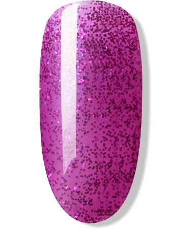 Bluesky Gel Nail Polish Butterfly Queen 80602 Pink Glitter Magenta Purple Long Lasting Chip Resistant 10 ml (Requires Drying Under UV LED Lamp) - Buy Online on GoSupps.com