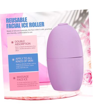 Buy NOLITOY Silicone Face Ice Roller - Purple Ice Facial Massage Tool for Glowing Skin | International Shipping Available - Buy Online on GoSupps.com