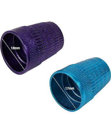 SINGER Slip Stop Thimbles Set - Metallic Blue/Purple, Size Large/XLarge (2-Pack) - Buy Online on GoSupps.com
