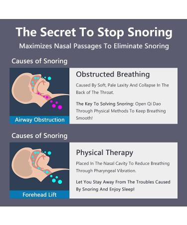 Electric Anti Snoring Device | Adjustable Speed | Comfortable Sleep Aid | Blue Silicone Air Purifier | Size 6.5x4x2.5cm - Buy Online on GoSupps.com