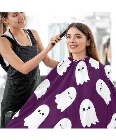 Kigai Happy Halloween Barber Cape - Waterproof Hair Cutting Cape for Men & Women - Adjustable Snap Closure for Professional Salon Use - Buy Online on GoSupps.com