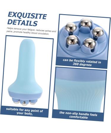 Gleavi 2-in-1 Ice Cream Massage Roller - Manual Muscle & Facial Roller for Yoga & Hair Growth | International Shipping Available - Buy Online on GoSupps.com