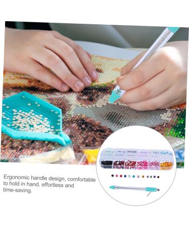 Healeved 1 Set Manual Drilling Pen Nail Diamonds Rhinestones Nail Dotting Pen Nail Rhinestone Diy Rhinestone Painting Pen Nail Art Pen Diy Handicraft Pens Kit Stylus Drill Pc Manicure Tools - Buy Online on GoSupps.com
