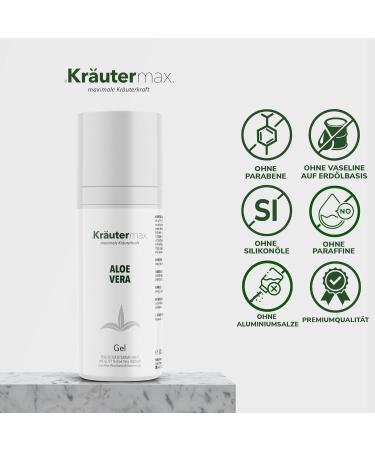 Pure Aloe Vera Gel 97% - Natural Additive-Free Cosmetics (3 x 200ml) | International Shipping - Buy Online on GoSupps.com