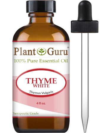 Thyme (White) Essential Oil 4 oz 100% Pure Undiluted Therapeutic Grade.