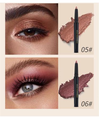 Eyeshadow Pen Collection 6 Colros Creamy Eyeshadow Sticks Long Wear Makeup Set For Women - Buy Online on GoSupps.com