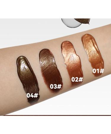 Liquid Bronzer 4 Colors - Natural Blendable Matte Cream Contour Makeup | Waterproof Long Lasting Formula (Color 02 - Buy Online on GoSupps.com