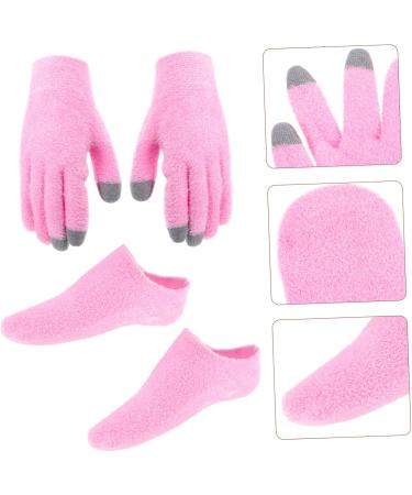  POPETPOP POPETPOP 1 Set And Foot Mask For Women Socks Night Lotion For Women Moisturizing Fabric Gel Pink Girl And Child - Buy Online on GoSupps.com