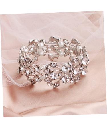 Magiclulu 3-St Women s Anniversary Gift Bracelet | Tennis & Pearl Crystal Jewelry for Women - Buy Online on GoSupps.com