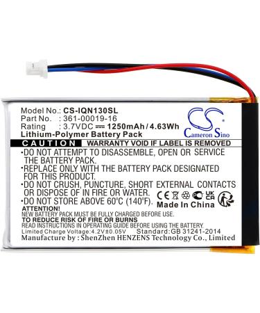 Shop 361-00019-16 & 361-00019-12 1250mAh Battery for Nuvi 1390T 1375T 1490 1350 & More - Fast International Shipping - Buy Online on GoSupps.com