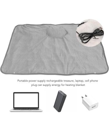 ANGGREK Electric Blanket - Double-Sided USB Washable Cat-Shaped Throw for Office | Cozy Gray Electric Blanket for All Seasons - Buy Online on GoSupps.com
