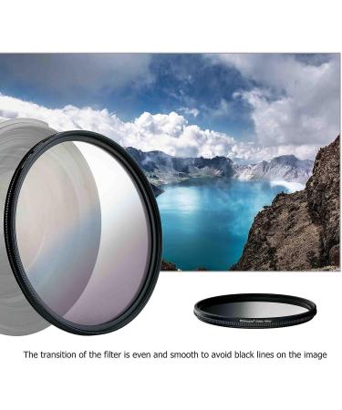 PROfezzion 49mm Soft Gradual ND Filter ND2-ND16 (4 Stop) for Canon EOS M50 Mark II, Sony FE & More - Buy Online on GoSupps.com