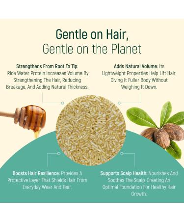 BAMBOEARTH Solid Shampoo Bar and Conditioner Effect Hair Soap Natural Shampoo Bars for Hair with Plant Essential Oils and Zero Waste Biodegradable Packaging Honey - Buy Online on GoSupps.com