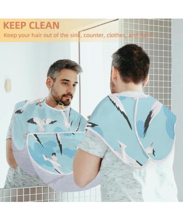 Beard Bib Apron for Men - Waterproof Hair Catcher & Grooming Cape | Non-Stick Shaving & Trimming Solutions - Buy Online on GoSupps.com