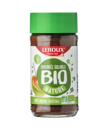 Leroux - Organic Soluble Nature Chicory - 100% Plant-Based - Organic Chicory Grown in France - Rich in Fiber, No Added Sugars