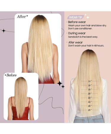 Buy 45cm Tape-In Extensions - Real Remy Hair Natural Black #1B 50g 20 Pieces - Premium Human Hair Extensions - Buy Online on GoSupps.com