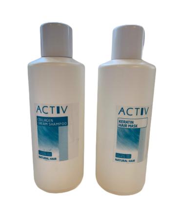 GFH ACTIV REAL HAIR CARE SET 1000ML FOR WIGS HAIR SYSTEMS TOUPETS HAIR PIECES WIGS