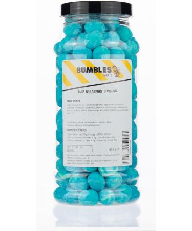 Blue Raspberry BonBons Sweets Gift Jar - Buy Online on GoSupps.com