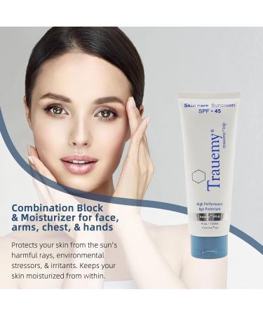 Buy Facial Moisturizing SPF45 - Natural Daily Moisturizer - 4 oz for Healthy Skin - Buy Online on GoSupps.com