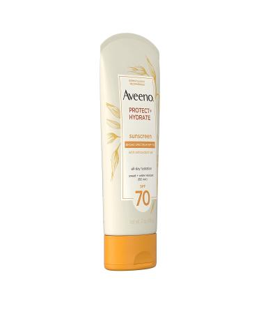 Aveeno Protect + Hydrate SPF 70 Moisturizing Sunscreen Lotion - 7 oz - Buy Online on GoSupps.com