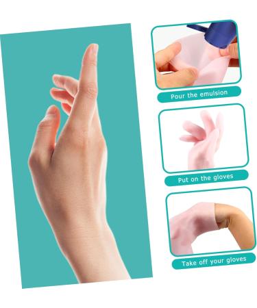 Beatifufu 1 Pair Moisturizing Gloves Softening Dry Cracked Gloves Moisturizing Finger Gloves Fingerless Gloves Hands Night Mittens Cotton Gloves for Dry Hands - Hand Care Treatment Sebs 21.5X11.5cm - Buy Online on GoSupps.com