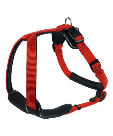 HUNTER NEOPRENE dog harness nylon padded with neoprene M/1 53 - 65 cm red/black red/black 53 - 65 cm