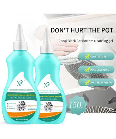 Cookware Cleaning Paste | 150ml Effective Pan Bottom Gel Cleaner for Kitchen - Stainless Steel Cleaning Paste Strong Stubborn Grease & Grime Remover for Removing Dirt Oil Stains - Buy Online on GoSupps.com