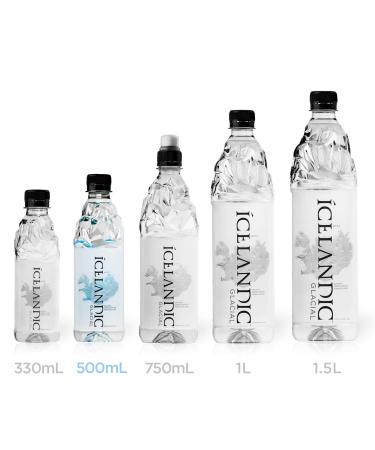 Icelandic Glacial Natural Spring Water - 500ml Bottles (6-Pack) | Pure & Refreshing International Shipping - Buy Online on GoSupps.com
