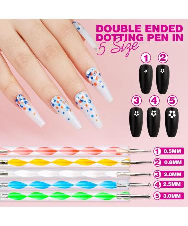 Water Transfer Nail Art Stickers with Nail Art Brushes Set FANDAMEI 54 Sheets Nail Decals Stickers Nail Design Brush Nail Dotting Tool Nail Striping Tape Nail Gems & Rhinestones Nail Art Foil Pink - Buy Online on GoSupps.com
