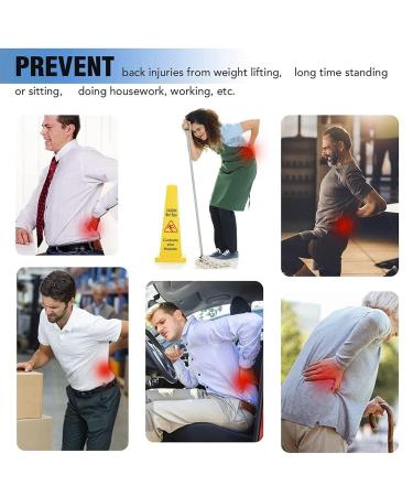 Back Support Belt Orthopedic Corset - XL Lumbar Brace for Pain Relief Herniated Disc Sciatica & Scoliosis - Men & Women Waist Trainer Spine Decompression Protector - Black - Buy Online on GoSupps.com