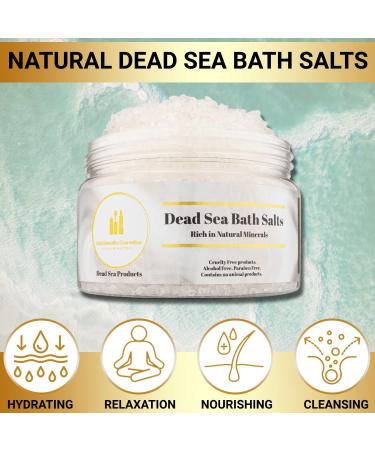 Bold Beautiful Dead Sea Bath Salt - Natural Skin Rejuvenation & Muscle Relaxation | 8.8 Oz Mineral-Rich Exfoliating Soak - Buy Online on GoSupps.com