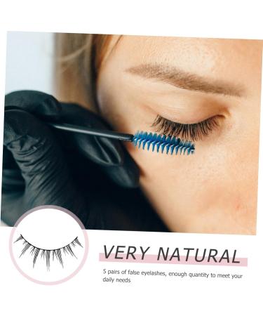 DRESSOOS 5 Pairs Fake eyelashes 3D False Lashes Handmade Lashes Cosmetics Eyelashes Fluffy Volume Lashes Girl Makeup Eyelashes 3D Faux Lashes flexible woman Acrylic chemical fiber - Buy Online on GoSupps.com
