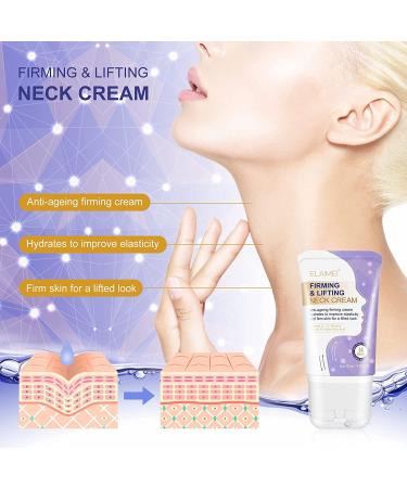 Neck Firming Cream 120ml | Skin Firming Lotion for Neck & Body - Anti-Aging, Wrinkles, Double Chin Reduction, Sagging Skin Tightening - Buy Online on GoSupps.com