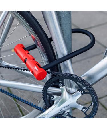 ABUS U-Lock Ultimate 420 + USH Bracket - Secure Bicycle Lock with Round Shackle & Bracket | Security Level 12 | 23 cm Black - Buy Online on GoSupps.com