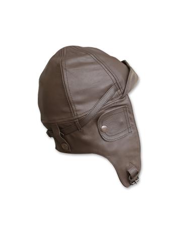 Flight Leather Hood Black XL brown