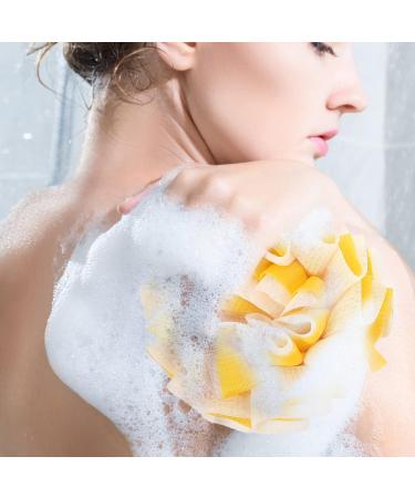FRCOLOR 3pcs Bath Flower Sponge Balls | Loofah Shower Scrubber for Men | Perfect Body Bath Sponges for Relaxing Showers - Buy Online on GoSupps.com