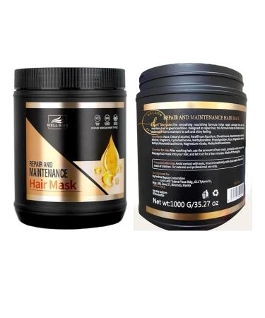 Well Hair Repair & Maintenance Mask 1000ml | Nourishing Hair Treatment for Healthy Shine - International Shipping - Buy Online on GoSupps.com