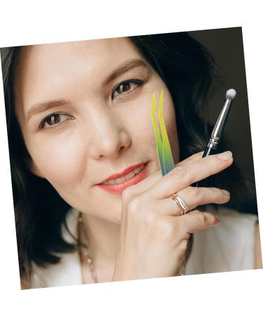 Minkissy 2 in 1 Eyebrow Tweezer & Eyelash Clip Tool - Pink Scissors for Eyebrow Grooming & False Lashes - Precision Steel Hair Puller - Buy Online on GoSupps.com