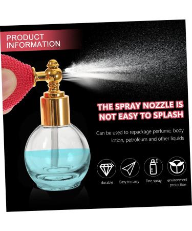 VINTORKY Empty Bottle Retro Bottle Perfume Travel Glass medium Golden - Buy Online on GoSupps.com