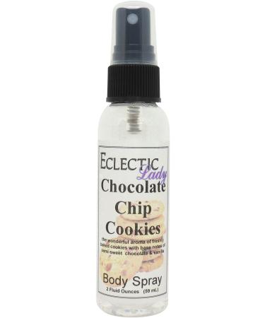 Chocolate Chip Cookies Body Spray 2 ounces Body Mist for Women with Clean Light & Gentle Fragrance Long Lasting Perfume with Comforting Scent for Men & Women Cologne with Soft Subtle Aroma For Regular Strength 2 Fl Oz (Pack of 1)