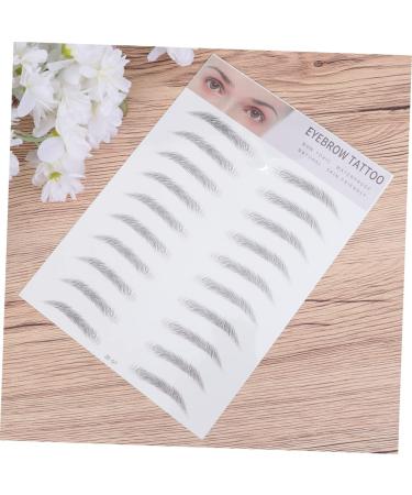 FOMIYES 4 Pcs 3d Eyebrow Stickers Eye Brow Shaping Kit 3d Brow Stickers Artificial 6d Makeup Tools 1 count (Pack of 1) Blackx2pcs - Buy Online on GoSupps.com