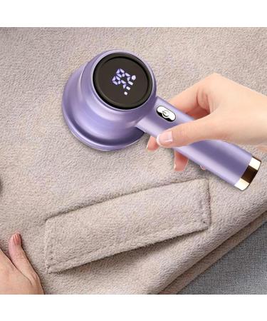 Buy Electric Lint Remover for Clothes - USB Rechargeable Fabric Shaver Portable Pill Remover & Multifunctional Lint Shaver in Purple - Buy Online on GoSupps.com