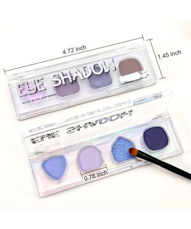Boobeen Smoky Eyeshadow Palette - 4 Highly Pigmented Matte & Shimmer Shades | Bold Neutral Makeup for Halloween | International Shipping Available - Buy Online on GoSupps.com